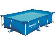 Bestway 56403 Steel ProPool - Piscina gonfiabile con telaio in acciaio, 259 x 170 x 61 cm, colore: blu