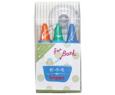 Kitpas KF3S-1 - Vasca da bagno 3 colori, colore: arancione, verde, blu