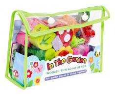 Meadow Kids – nel Giardino, Perline di Legno, 14 Pezzi, MK150