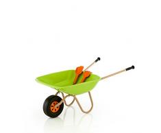 Kettler 0T09015-0000 - Gioco di Imitazione, Carriola da Giardinaggio, con 2 Utensili