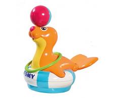 TOMY - Gioco per Bambini in Acqua Robin Die Robbe, Multicolore, di Alta qualità, per Il Gioco nella Vasca da Bagno – stimola Le attività motorie – a Partire da 1 Anno