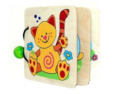 Hess 14304 - Bambino Giocattolo in Legno Immagine Storia del Libro, Animali