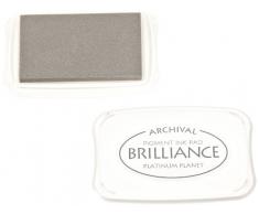 Gütermann / KnorrPrandell 1511675 - Cuscino per timbri 10x7cm, colore: Argento