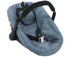 Bayer CHIC 2000 708 50 - Seggiolino da Auto per Bambole, Colore: Blu Jeans
