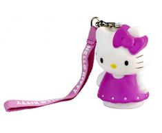 LAMPADA A LED HELLO KITTY CON CINGHIA DA POLSO MODIFICA DEI COLORI H:8cm