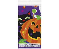 Partito Unico plastica Happy Halloween Tovaglia, 7ft x 4.5ft