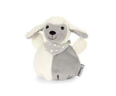 Sterntaler Peluche a palla Stanley La Pecorella, Età: Bambini da 0 anni, 12 x 11 x 7 cm, Bianco/Grigio