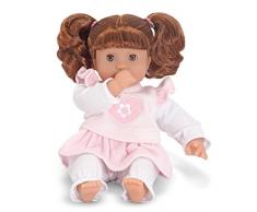 Melissa & Doug 14883 Jenna Mine To Love - Bambola Bebè dal Corpo Morbido con Tutina e Berretto