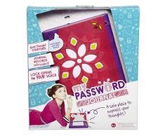 Password Journal - Diario Segreto con Lucchetto a riconoscimento vocale, incl. Penna con Inchiostro Invisibile e Lampada di Wood