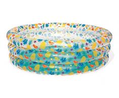 Bestway 51048 trasparente Sea Life Multicolor 170 x 53 cm, gonfiabile, Piscina