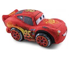 Grandi Giochi- Cars3 Saetta McQueen Peluche, Colore Rosso, 25 cm, GG01257