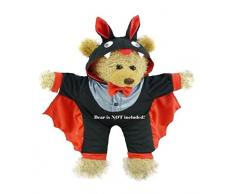 Costruisci Il Tuo Orsi Armadio da 15 Pollici Clothes Fit Corporatura Orso Piccolo Diavolo Halloween Outfit