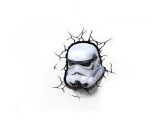 Lampada da Muro di SOLDATO CLONE Stormtrooper da STAR WARS con Luce LED da 3D LIGHT Ufficiale DISNEY Lucasfilm