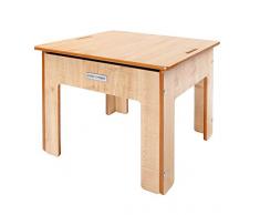 Little Helper - Tavolo da Gioco per Bambini, 3 in 1, Acero/Blu