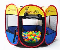 Balllebad24 - Piscina per Gatti, Ø 80 cm, con 100 Palline Colorate