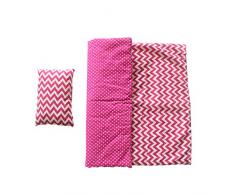 Biancheria Rosa da Lettino Gioco per Bambole da 45 cm Olivias World TD-11929ADC