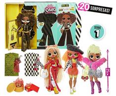 Giochi Preziosi- L.O.L. Surprise O.M.G. Bambola Fashion con 20 sorprese Incluse, Modelli Assortiti, 6 + Anni, Multicolore, 1 Pezzo