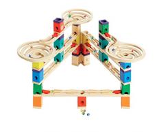 Hape E6009 - Quadrilla, la Pista di Biglie in Legno di Hape - VERTIGO - Legno di Alta Qualità e Gioco Sicuro