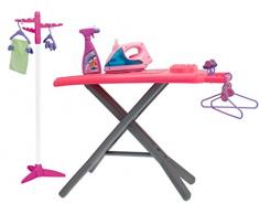 Teorema 63722 Set Asse Da Stiro Stiramagica Con Appendino, 12 x 35 x 69 cm, Multicolore