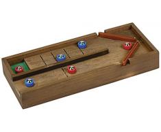 moses. 92089 Wooden Game Rebound Shuffleboard, Tavolo di Curling, in Legno
