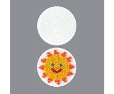 Hama Pegboard 222 - Pannello Forato per Giocare con Le Perline, a Forma di Cerchio Piccolo 222