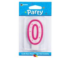 Pioneer Europe- Candela per Feste, Rosa, 25962