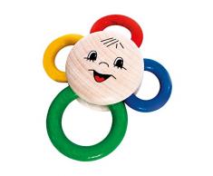 Hess 11086 - Bambino Giocattolo in Legno, Rattle Fiori
