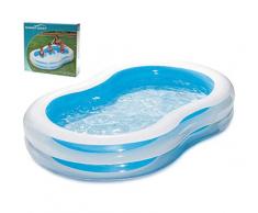 Polygroup 8422259605454 Piscina 262 cm x 159 cm x 46 cm, Colore Blu (60545)