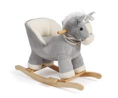 Bayer Chic 2000-Animale a Dondolo, Colore Grigio, 409 05