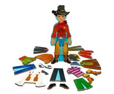 Mr. Bigzy Costruttore di Legno su Calamite Guardaroba alla Moda (Giovani)