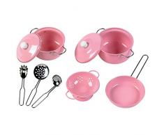 Tidlo - Pentole Giocattolo, Colore: Rosa