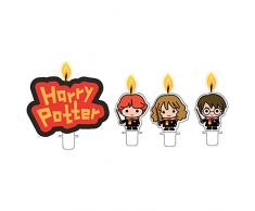 Amscan International 9905198 - Candele a forma di Harry Potter