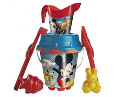 Mickey Mouse Topolino Set Secchiello Castello di 18 cm con annaffiatoio, Mondo md-312022 (Mondo 312022)