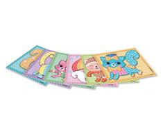 PlayMais 160360 – Card Set Mosaic Dream Kitten, Set Fai da Te