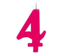 Givi Italia 50904 - Candela Numero 4 con Scintille, Fucsia