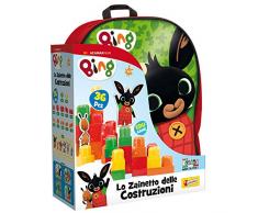 Lisciani Giochi- Gioco per Bambini Bing Zainetto, Costruzioni Baby, Colore Rosso, 76611