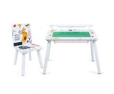 Lalaloom- Dream DCOR Disegni di Legno da Tavolo da Gioco, Costruiscono e Giocano con 1 Sedia, Bambini, Multicolore, 1300040