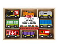 Melissa & Doug 15186 Set della Bambola in Legno Julia e il Suo Guardaroba Magnetico