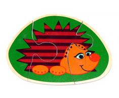 Hess 14911 - Bambino Giocattolo in Legno: Hedgehogs Mini Puzzle