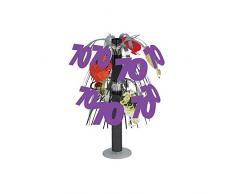 Creative Convertting Centrotavola Fontana 27 cm, Nr 70, Multicolore