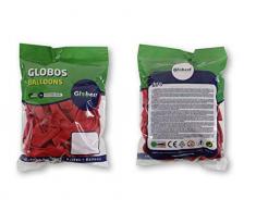 Globest - Palloncini per feste, colore: rosso (Festival 50060)