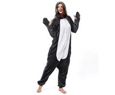 Katara 1744 Kigurumi Unisex Adulti Costume Animale Pigiama intero Carnevale, Squalo, 165-175cm