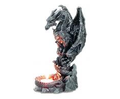 KATERINA PRESTIGE, Candela a Forma di Drago Custode del Fuoco, BROHF0644, Multicolore
