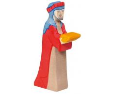 Holztiger - 2041162 - Statuetta - Casper 2 in Red