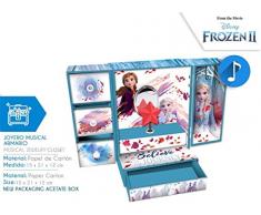 KIDS EUROSWAN - Portagioie con Armadio Musicale Frozen 2, Multicolore (WD20736)