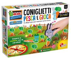 Lisciani Giochi - Giocare Educare Pesca e Gioca Coniglietti e Numeri Gioco per Bambini, 76789