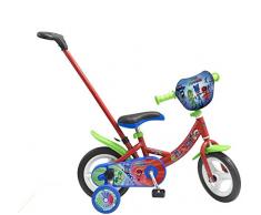 Toimsa pjmasks Bicicletta per Bambini con Canna direzionale con Licenza I pyjamasques 10 da 2 a 3 Anni, 1032u