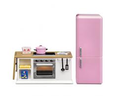 Lundby - 60 - 2027 - 00, fornello e Frigorifero Set
