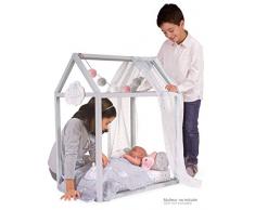 Decuevas Casetta Letto in Legno Martin con Accessori 83 x 55 x 65 cm Multicolore (54929