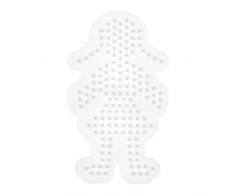 Hama Pegboard 285 - Pannello forato per giocare con le perline, a forma di bambina